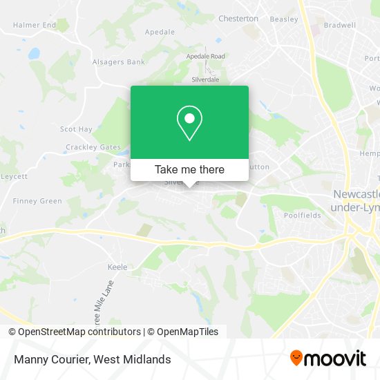 Manny Courier map