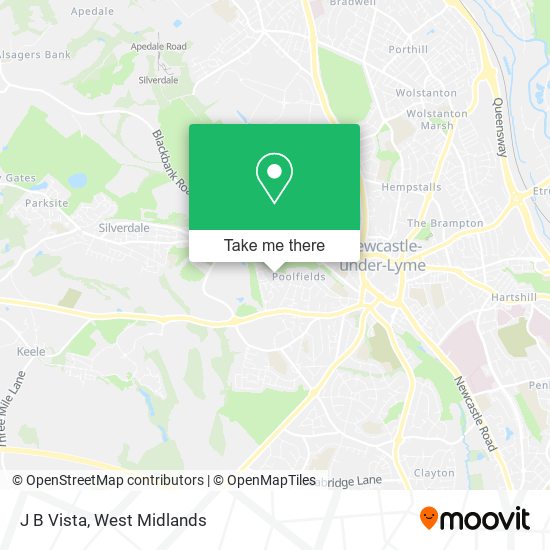 J B Vista map