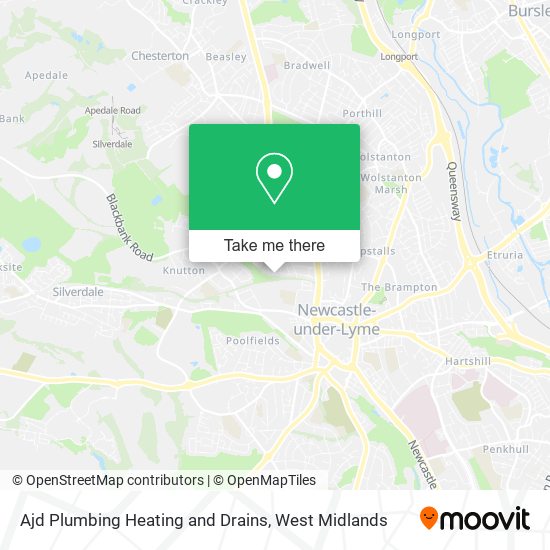 Ajd Plumbing Heating and Drains map