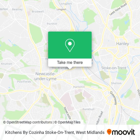 Kitchens By Cozinha Stoke-On-Trent map