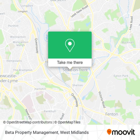 Beta Property Management map