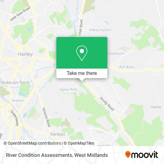 River Condition Assessments map