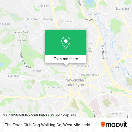 The Fetch Club Dog Walking Co map