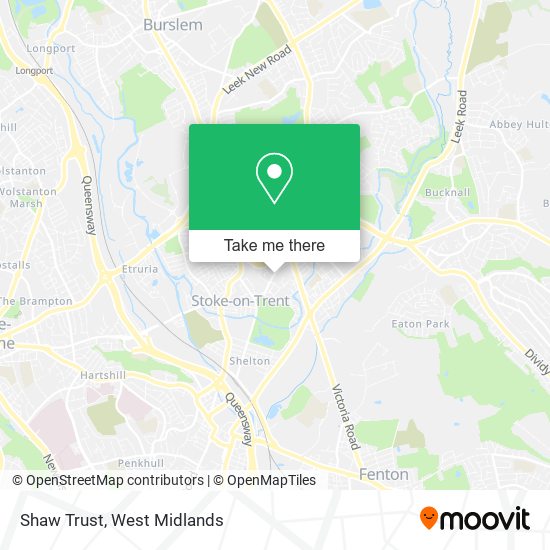Shaw Trust map