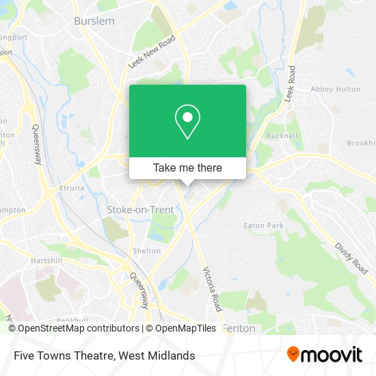 Five Towns Theatre map