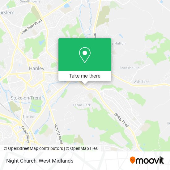 Night Church map