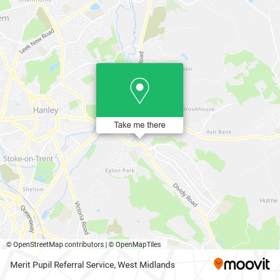 Merit Pupil Referral Service map
