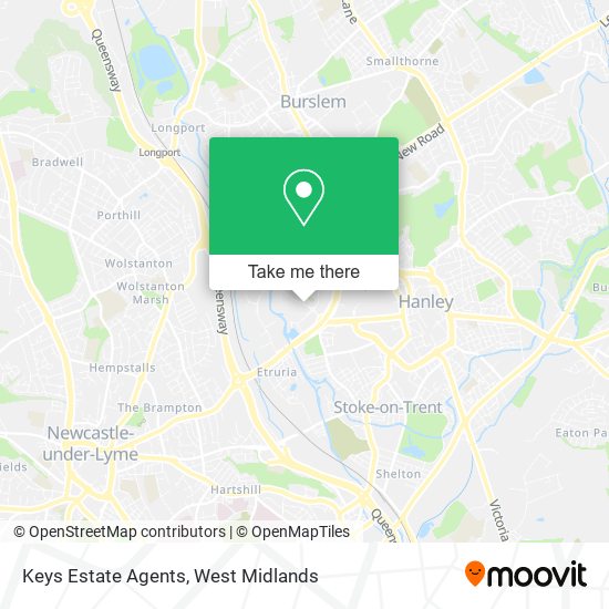 Keys Estate Agents map
