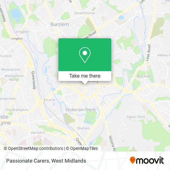 Passionate Carers map