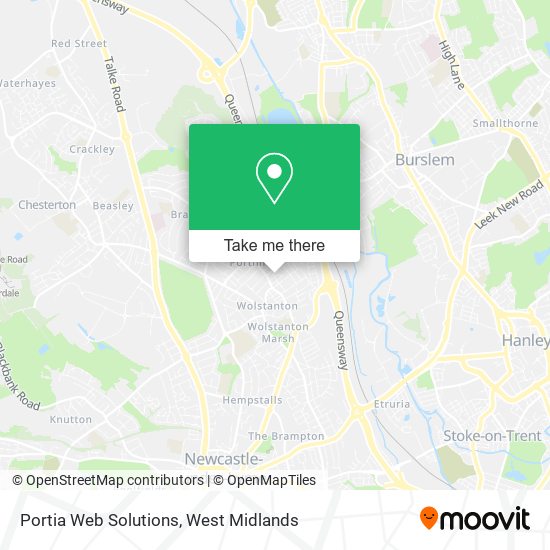 Portia Web Solutions map