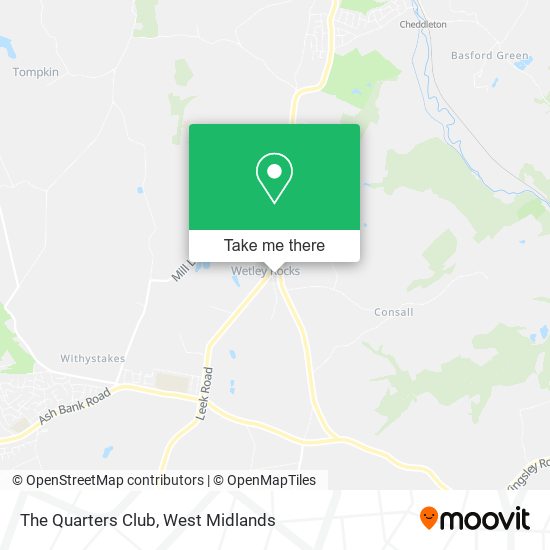 The Quarters Club map