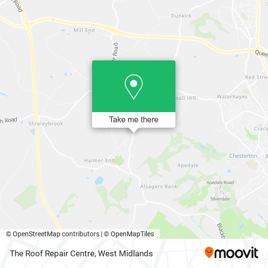 The Roof Repair Centre map