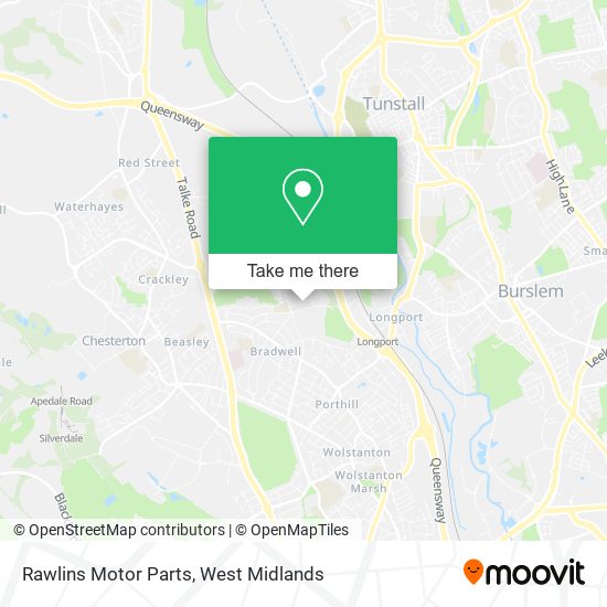 Rawlins Motor Parts map