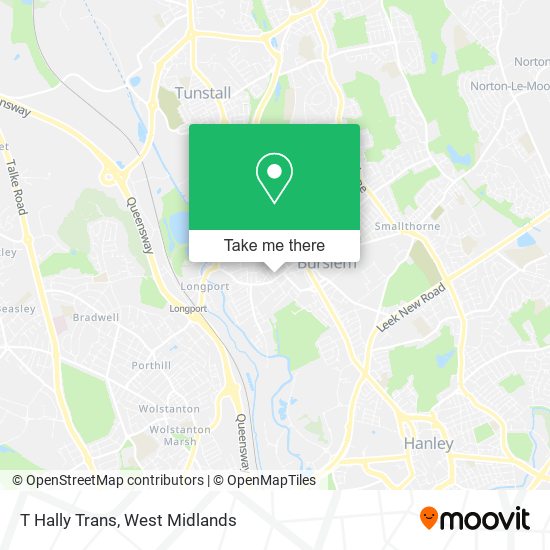 T Hally Trans map