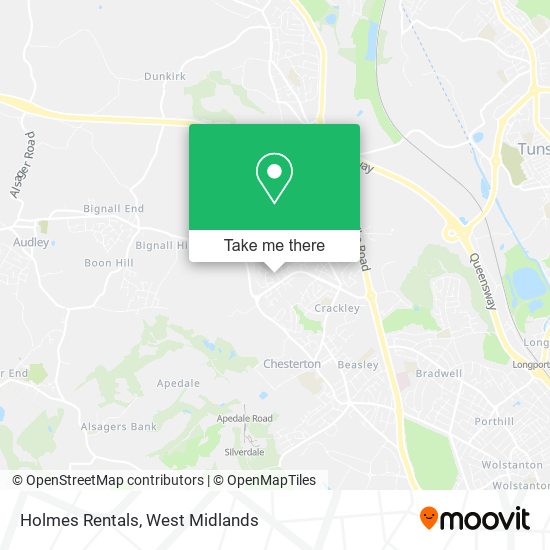 Holmes Rentals map