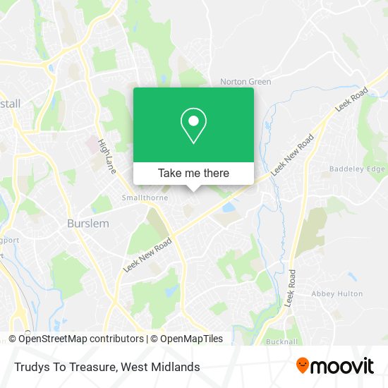 Trudys To Treasure map