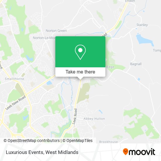 Luxurious Events map