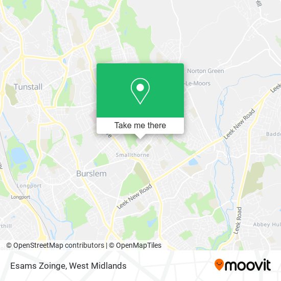 Esams Zoinge map