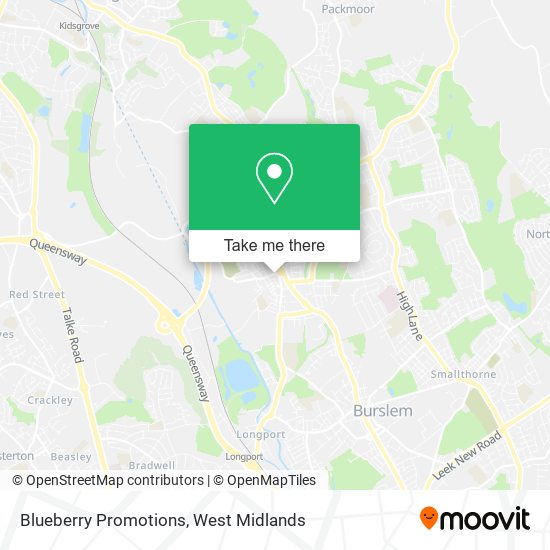Blueberry Promotions map
