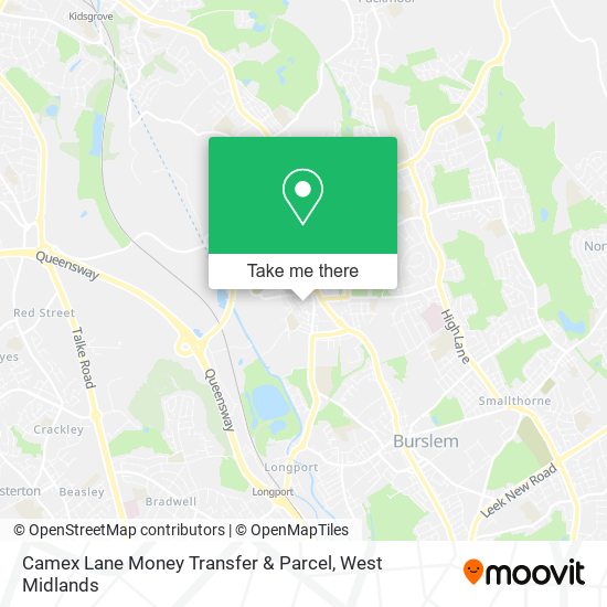 Camex Lane Money Transfer & Parcel map