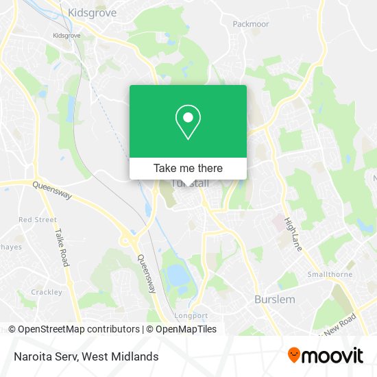 Naroita Serv map
