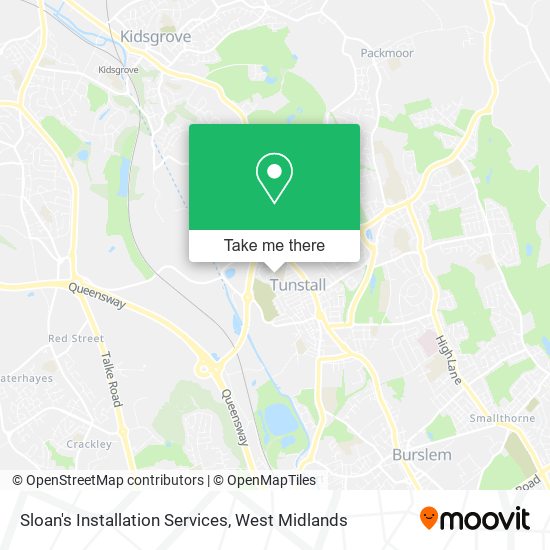 Sloan's Installation Services map