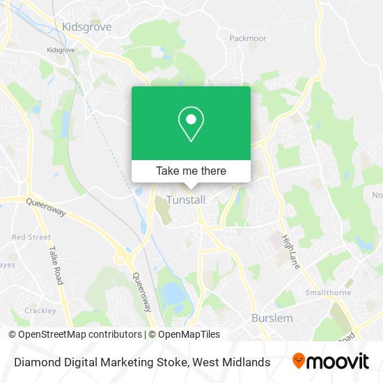 Diamond Digital Marketing Stoke map
