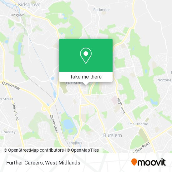 Further Careers map