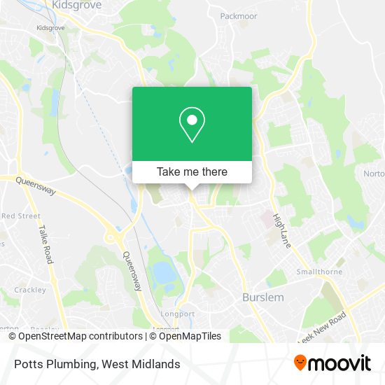 Potts Plumbing map