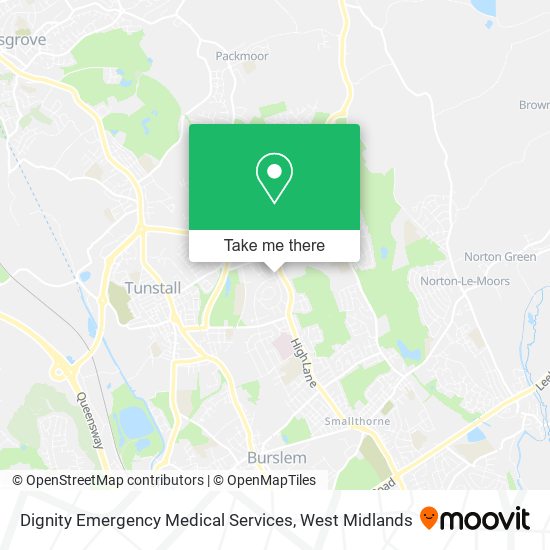 Dignity Emergency Medical Services map