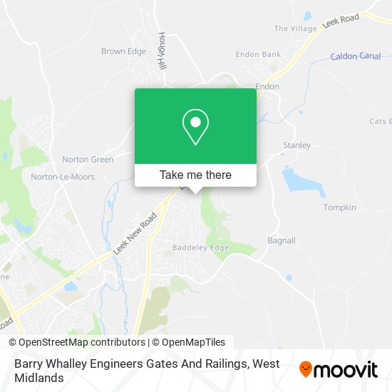 How to get to Barry Whalley Engineers Gates And Railings in Baddeley