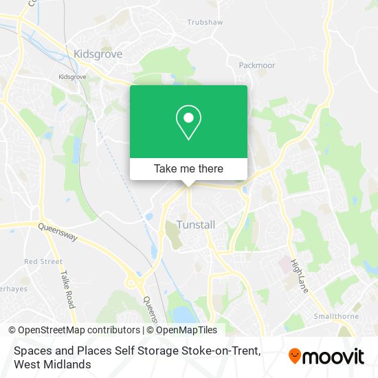 How to get to Spaces and Places Self Storage StokeonTrent in