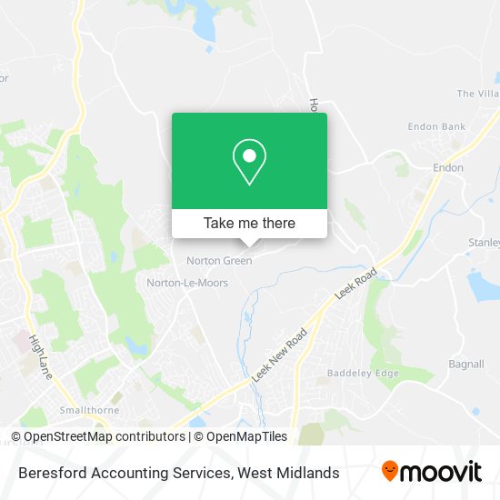 Beresford Accounting Services map
