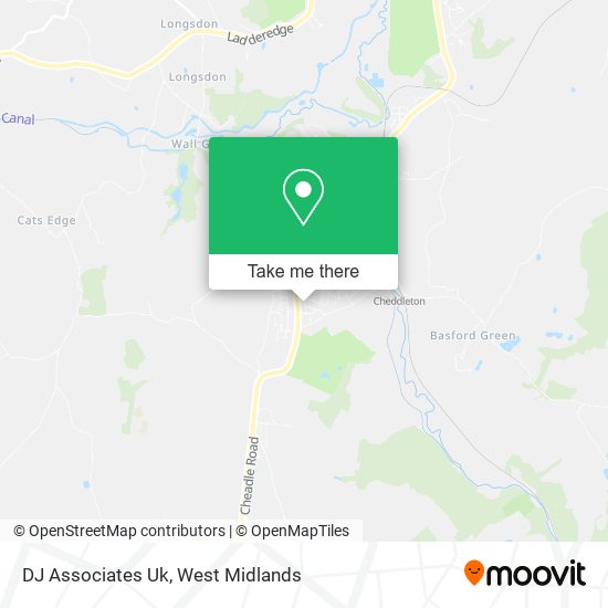DJ Associates Uk map