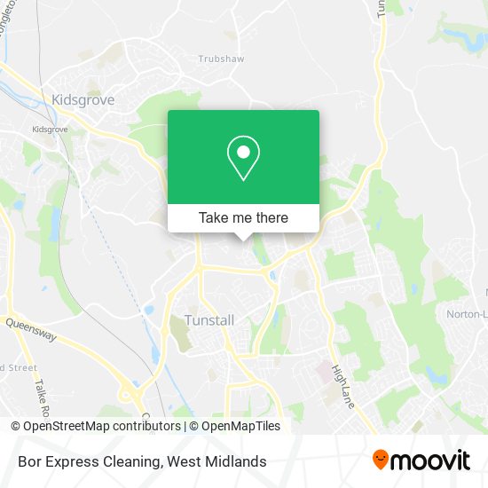 Bor Express Cleaning map