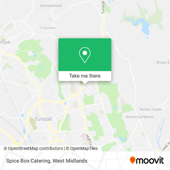 Spice Box Catering map