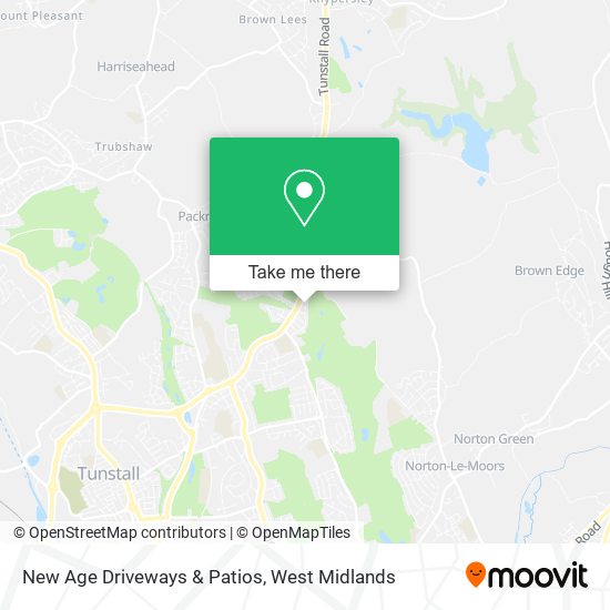 New Age Driveways & Patios map