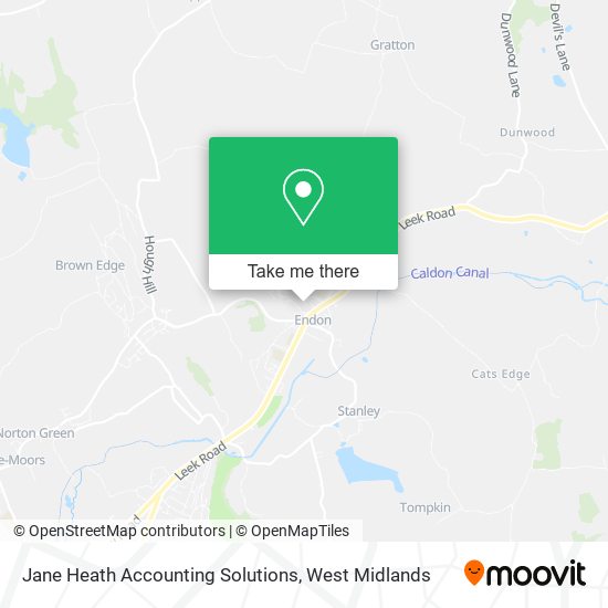 Jane Heath Accounting Solutions map