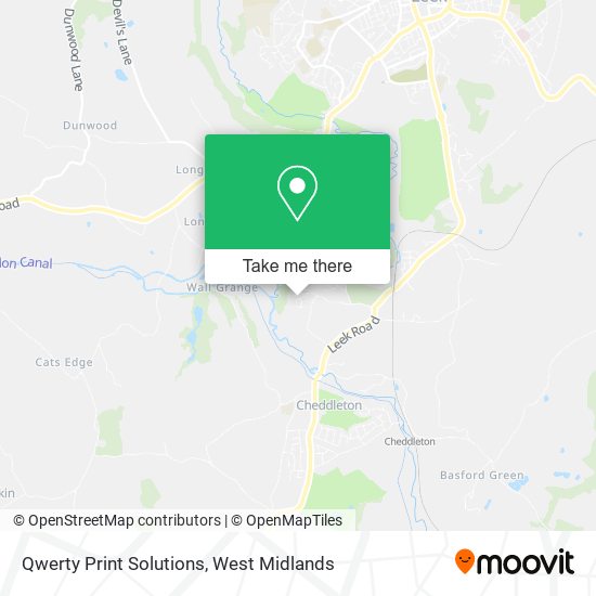 Qwerty Print Solutions map
