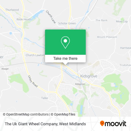 The Uk Giant Wheel Company map