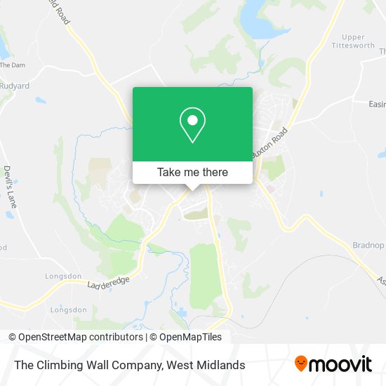 The Climbing Wall Company map