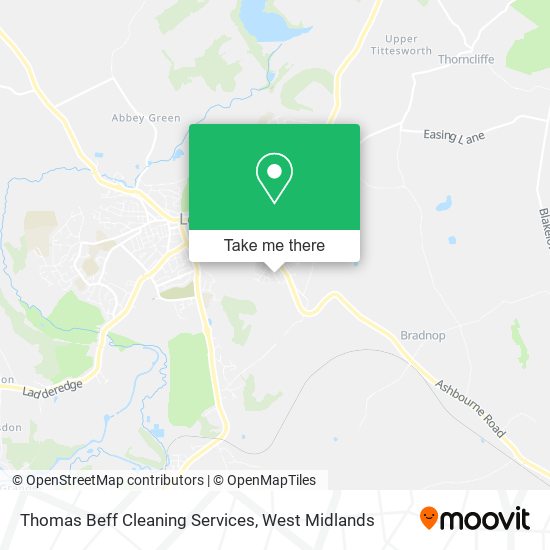 Thomas Beff Cleaning Services map