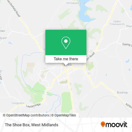 The Shoe Box map