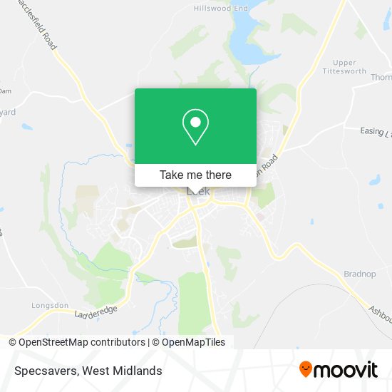 Specsavers map