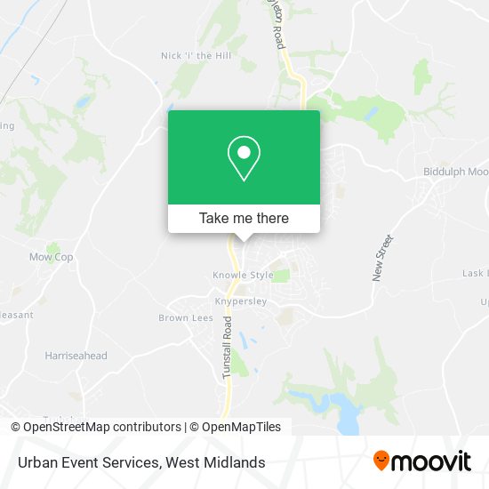 Urban Event Services map