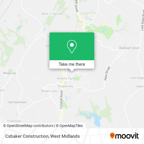 Csbaker Construction map