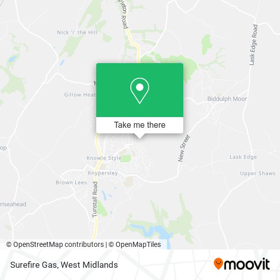Surefire Gas map