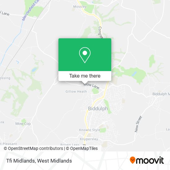 Tfi Midlands map