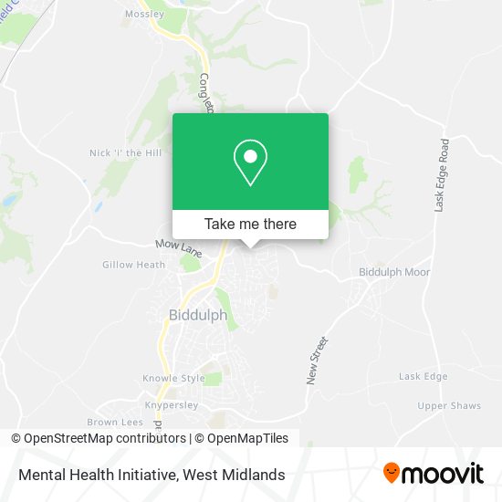 Mental Health Initiative map
