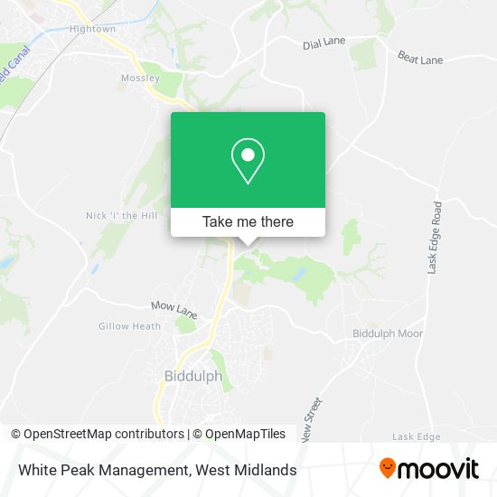 White Peak Management map